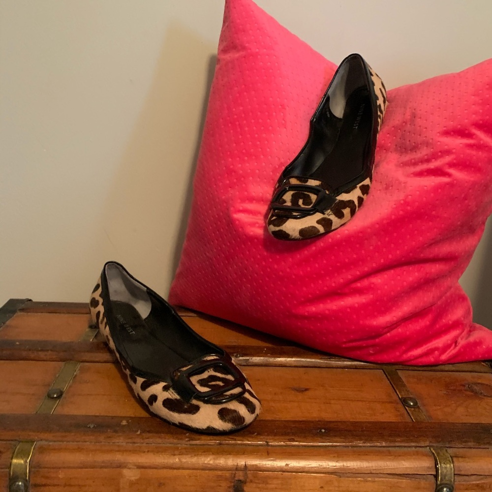 Nine West flat leopard very comfortable 🍀👣